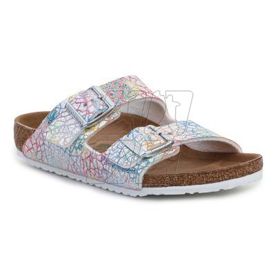 2. Birkenstock Arizona Kids Flashy Hologram Silver Jr 1022173