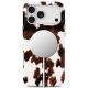 4. Tech-Protect Lamano MagSafe case for iPhone 18 Pro / 17 Pro - white and brown