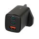I-BOX C-65 GAN PD65W WALL CHARGER CABLE, BLACK
