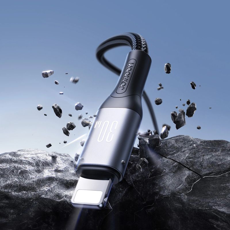 4. Joyroom S-A28 Flash Series 30W USB-C - Lightning cable 2m - black