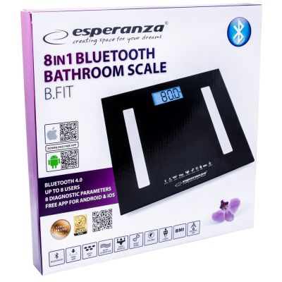 12. Esperanza EBS016K Bluetooth Scale (Black)