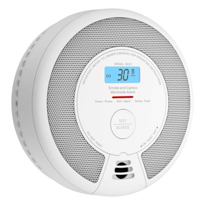 2. X-Sense SC07 Smoke Detector Photoelectric Reflection Sensors Interconnectable Wireless
