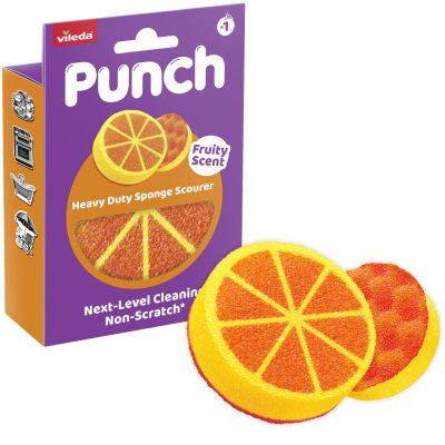 Vileda Punch Strong Orange Scouring Pad 1 pc.