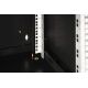 8. Digitus Unique 19" 7U 600x600 wall-mounted network cabinet, glass door, black, undivided, assembled, 100kg