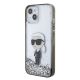 2. Karl Lagerfeld KLHCP15SLKKNSK iPhone 15 6.1" transparent hardcase Liquid Glitter Ikonik