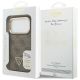 8. Guess 4G PU Triangle Logo & Stand Camera Magsafe Case for iPhone 17 Pro - Brown
