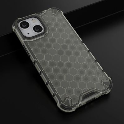 14. Honeycomb Case armor cover with TPU Bumper for iPhone 13 mini black