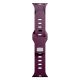 5. 3mk Silicone Watch Strap for Apple Watch 42 / 44 / 45 / 49 mm - Burgundy