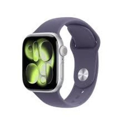 Apple Watch Series 11 GPS 42mm Silver Aluminum Case with Purple Fog Sport Band - M/L