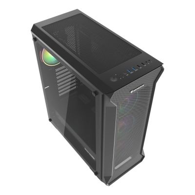 16. NATEC Genesis Irid 505 ARGB NPC-1518 Case (ATX, Micro ATX, Mini ITX; Black)