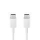 3. Samsung cable USB-C - USB-C 3A 480Mbps 1.8m white (EP-DX310JWEGEU)