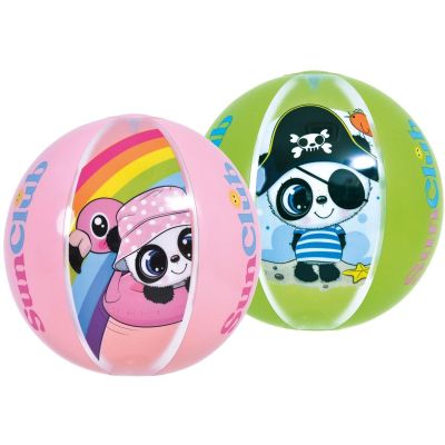 2. INFLATABLE BEACH BALL PANDA 40CM 53014 PINK