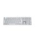 2. CHERRY KC 200 MX Keyboard Universal USB QWERTZ German Silver, White