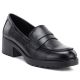 Women's black high-heeled moccasins Potocki SZ12870