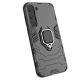 3. Ring Armor case for Samsung Galaxy S23+ armored cover magnetic holder ring black