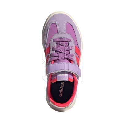 4. Adidas Barreda Decode EL purple-pink kids' shoes JR0772