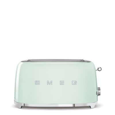 10. SMEG toaster model TSF02PGEU, pastel green color