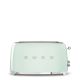 10. SMEG toaster model TSF02PGEU, pastel green color