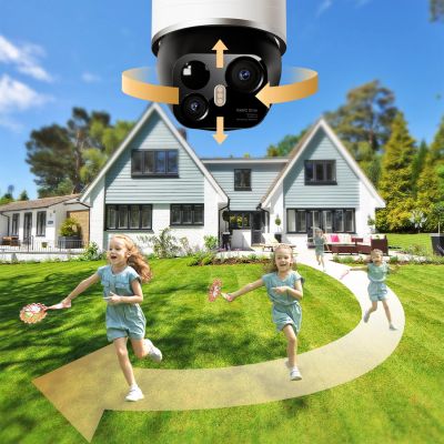 8. Dreame Navo Elite 1 Outcam 360° outdoor camera with solar panel - white