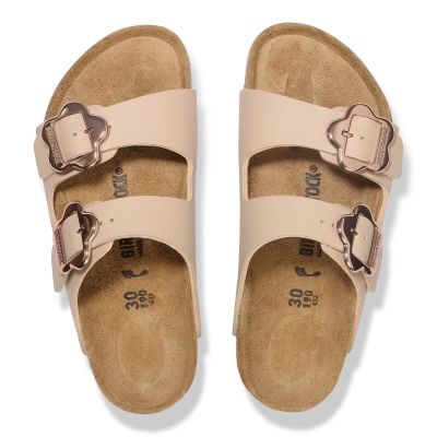 5. Birkenstock ARIZONA FLOWER BUCKLE KIDS 1030439 SANDCASTLE flip-flops (standard width)