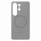 4. Samsung Silicone Magnet Case for Samsung Galaxy S26 Ultra, MagSafe Compatible - Gray
