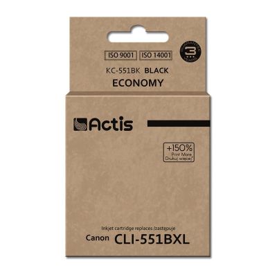 Actis KC-551Bk Ink (replaces Canon CLI-551BK; Standard; 12 ml; black)