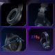12. QCY V200 Pro Wired Gaming Headphones with 7.1 Sound and Detachable Microphone - Black
