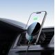 4. Joyroom JR-ZS409 magnetic holder with 15W inductive charger for car air vent - black
