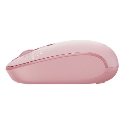 3. Baseus F01B Wireless Mouse 2.4GHz + Bluetooth 3.0 + 5.0 – Pink