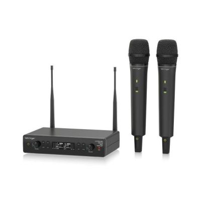 Behringer XTM1-35 DUAL VOCAL SET UHF Wireless System with 2 Wireless Microphones