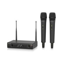 Behringer XTM1-35 DUAL VOCAL SET UHF Wireless System with 2 Wireless Microphones