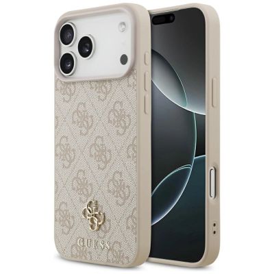Guess 4G Small 4G and Classic MagSafe case for iPhone 17 Pro Max - pink