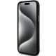 5. DKNY Liquid Silicone Metal Logo iPhone 15/14/13 Case - Black