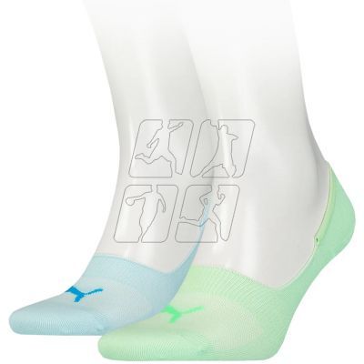 2. Puma Footie 2-pack Unisex Socks 906245 52