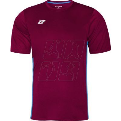 2. T-shirt Zina Contra M DBA6-772C5_20230203145027 burgundy/blue