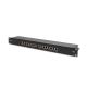6. Digitus Patch Panel 19'' 16x RJ45, LSA level, cat.6, shielded, 1U, black, cable guide