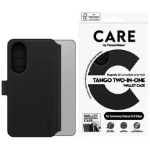 CARE by PanzerGlass Feature Tango 2in1 Wallet Qi Case for Samsung Galaxy S25 Edge - Black