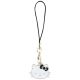 Hello Kitty Charm Kitty Head Pendant - Black