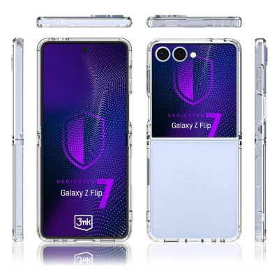 2. 3mk Armor Case for Samsung Galaxy Z Flip 7 - Transparent
