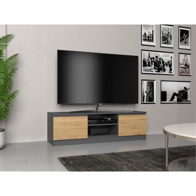 3. TV cabinet 120x40xH36 anthracite/artisan