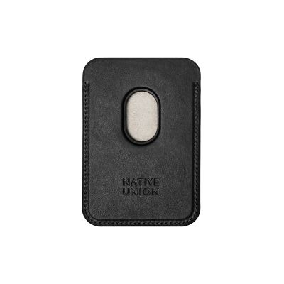7. Native Union Wallet - MagSafe compatible leather wallet (black)
