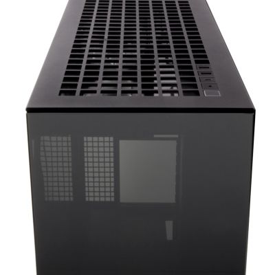 14. Arctic Xtender Schwarz Glasfenster case ohne GPU mount