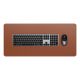 5. Satechi Premium Desk Mat - vegan leather desk pad (brown)