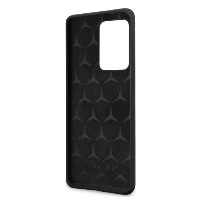 6. Mercedes MEHCS69SILSB S20 Ultra G988 hard case black/black Silicone Line
