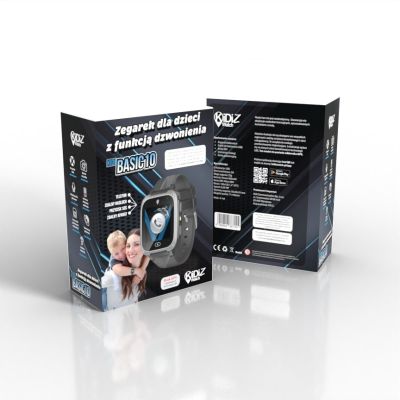3. Smartwatch for children KiDiZ Basic black