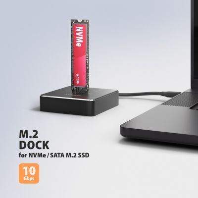 3. Axagon ADSA-M2C11 Hard Drive Docking Station USB 3.2 Gen 2 (3.1 Gen 2) Type-C Black