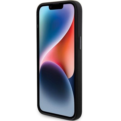 5. Karl Lagerfeld Silicone Choupette Metal Pin case for iPhone 15 Pro - black