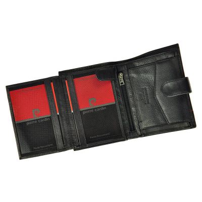 6. Pierre Cardin Men's Leather Wallet Vertical Zipper - 326A-TILAK15