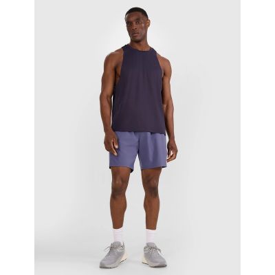 5. Men's quick-drying training tank top 4F 4FWAW25TFSLM554-30S