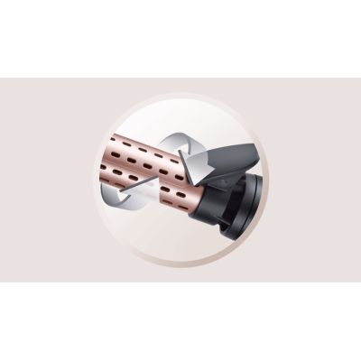 5. Remington AS8606 Hot Air Brush Warm Black, Rose Gold 800W
